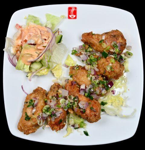 A10. Garlic Butter Chicken Wings (6)